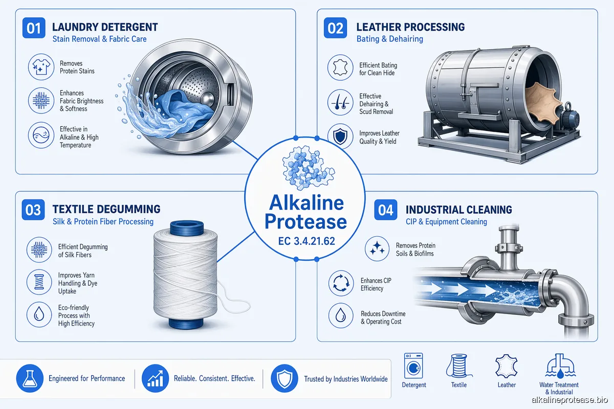 Alkaline Protease Solutions for Industry